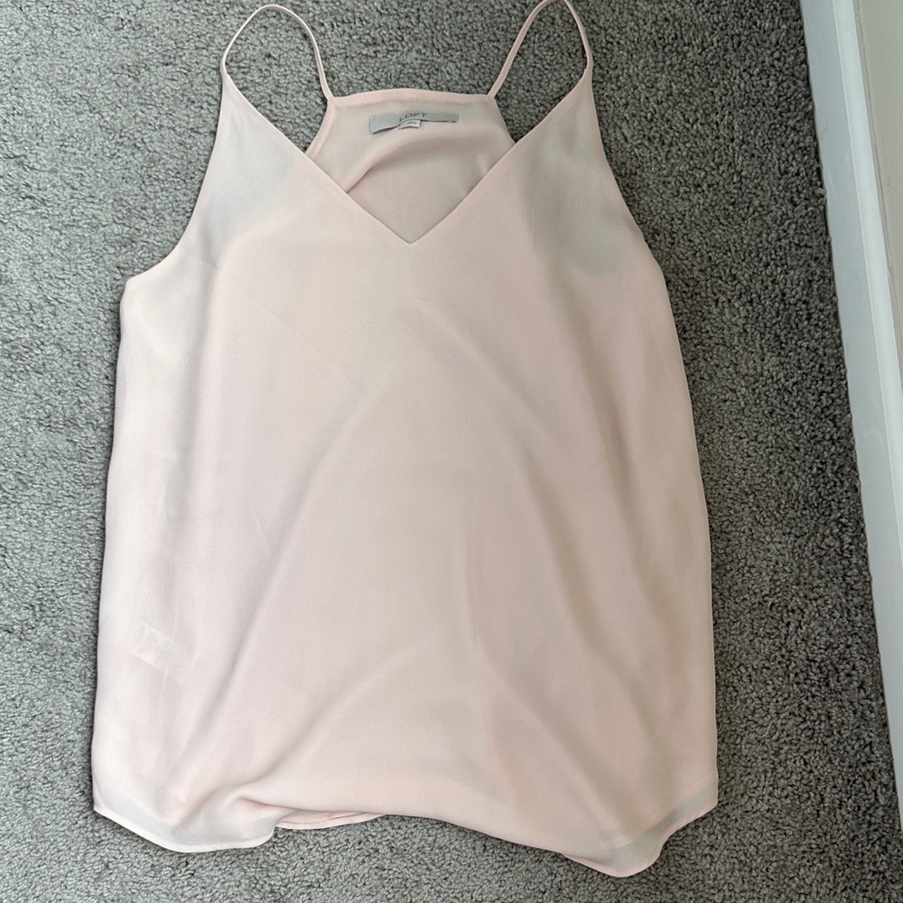 LOFT Blush colored tank